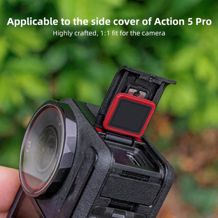 For DJI Osmo Action 5 Pro Data Port Side Cover, For DJI Osmo Action 5 Pro Data Port