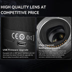 YONGNUO YN50mm F1.8X DA DSM APS-C Frame Standard Prime Lens for FUJIFILM X-mount Mirrorless Cameras, YN50mm F1.8X DA DSM