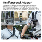 For Insta360 X5 / X4 Sunnylife L-Type Vertical-Horizontal Magnetic Mount with DZ015 Magnetic Adapter Quick Release Mount Adapter Stand