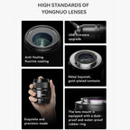 YONGNUO YN23mm F1.4S DA DSM WL Pro APS-C Frame Lens with Remote Control for Sony E-mount, YN23mm F1.4S DA DSM WL Pro