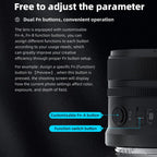 YONGNUO YN11mm F1.8Z DA DSM WL APS-C Frame Ultra Wide Angle Lens with Remote Control for Nikon Z-mount, YN11mm F1.8Z DA DSM WL