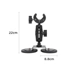 Dual-Leg Magnetic Base Crab Clamp Fixed Mount Holder for GoPro and Other Action Cameras, Crab Clamp Fixed Mount