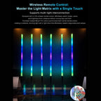 LUXCeO Mood1 Pro 90cm RGB Colorful Atmosphere Rhythm LED Stick Handheld Video Photo Fill Light, No Tripod, 90cm