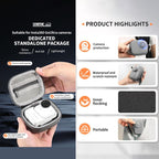 For Insta360 GO Ultra STARTRC Mini Portable Body Diamond Texture PU Storage Bag, For Insta360 GO Ultra 1