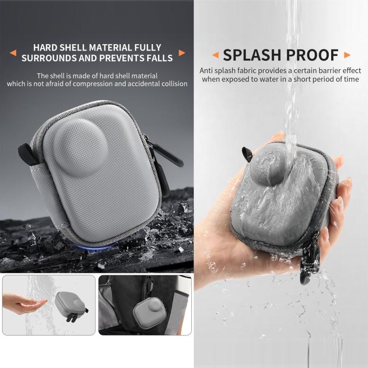 For Insta360 GO Ultra STARTRC Mini Portable Body Diamond Texture PU Storage Bag, For Insta360 GO Ultra 1