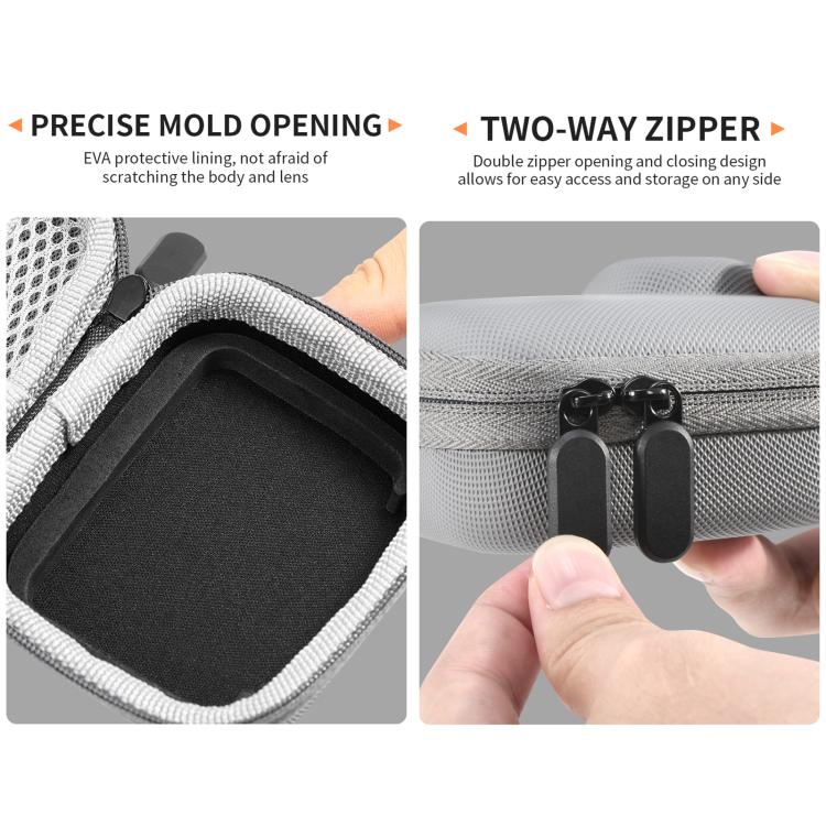 For Insta360 GO Ultra STARTRC Mini Portable Body Diamond Texture PU Storage Bag, For Insta360 GO Ultra 1