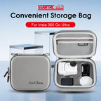 For Insta360 GO Ultra STARTRC Standard Portable Protective Box Diamond Texture PU Storage Bag, For Insta360 GO Ultra