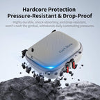 For Insta360 GO Ultra STARTRC Standard Portable Protective Box Diamond Texture PU Storage Bag, For Insta360 GO Ultra