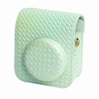 For FUJIFILM instax mini 12 Colorful Woven Leather Case Full Body Camera Bag + Photo Album with Strap
