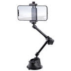 Single Suction Cup Articulating Friction Magic Arm Phone Clamp Mount, Single Suction Cup Magic Arm