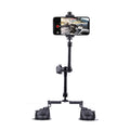Dual-leg Suction Cup Articulating Friction Magic Arm Phone Clamp Mount, Dual-leg Suction Cup Magic Arm