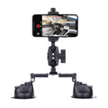 Dual-leg Suction Cup Connecting Rod Arm Phone Clamp Mount, Dual-leg Suction Cup Connecting Rod