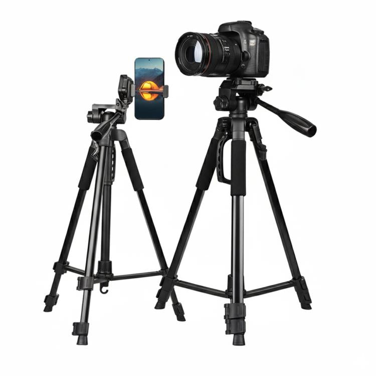 360 Universal Selfie Live Tripod Mount with Head & Phone Clamp, Selfie Live Tripod