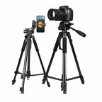 360 Universal Selfie Live Tripod Mount with Head & Phone Clamp, Selfie Live Tripod