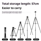 360 Universal Selfie Live Tripod Mount with Head & Phone Clamp, Selfie Live Tripod