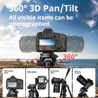 3520 Universal Selfie Live Tripod Mount with Head & Phone Clamp, 3520 Tripod