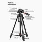 3520 Universal Selfie Live Tripod Mount with Head & Phone Clamp, 3520 Tripod