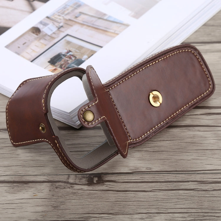 1/4 inch Thread PU Leather Camera Half Case Base for Canon EOS 5D Mark IV / 5D Mark III, For Canon 5D4
