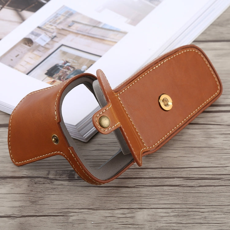 1/4 inch Thread PU Leather Camera Half Case Base for Canon EOS 5D Mark IV / 5D Mark III, For Canon 5D4