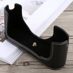 1/4 inch Thread PU Leather Camera Half Case Base for Leica M9, For Leica M9