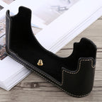 1/4 inch Thread PU Leather Camera Half Case Base for Leica M10, For Leica M10