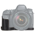 1/4 inch Thread PU Leather Camera Half Case Base for Canon EOS 6D /  6D Mark II, For Canon 6D2
