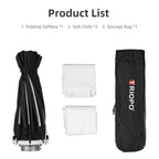 TRIOPO K65 65cm Speedlite Flash Octagon Parabolic Softbox Bowens Mount Diffuser for Speedlite, K65