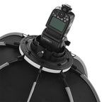 TRIOPO KS55 55cm Speedlite Flash Octagon Parabolic Softbox Diffuser with Bracket Mount Handle, KS55