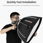 TRIOPO KX65 65cm Dome Speedlite Flash Octagon Parabolic Softbox Diffuser for Speedlite, KX65