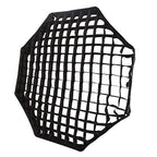 TRIOPO S90 Diameter 90cm Honeycomb Grid Octagon Softbox Reflector Diffuser for Studio Speedlite Flash Softbox, Diameter 90cm
