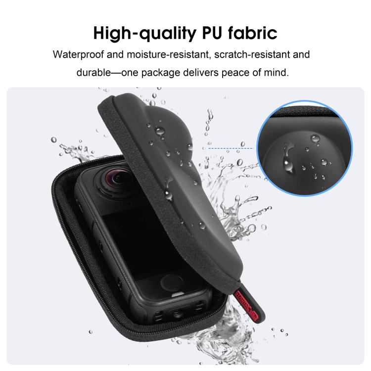 For Insta360 X4 Air STARTRC Camera PU Carry Storage Bag, For Insta360 X4 Air