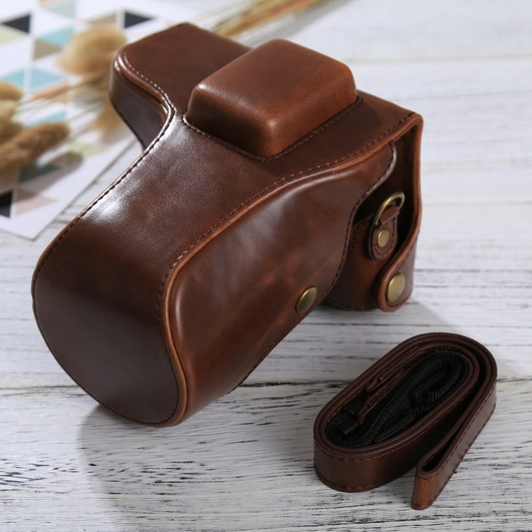 Full Body Camera PU Leather Case Bag with Strap for Samsung NX300, For NX300(White), For Samsung NX300