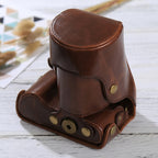 Full Body Camera PU Leather Case Bag with Strap for Samsung NX300, For NX300(White), For Samsung NX300