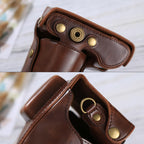 Full Body Camera PU Leather Case Bag with Strap for Samsung NX300, For NX300(White), For Samsung NX300