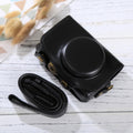 Full Body Camera PU Leather Case Bag with Strap for Canon PowerShot SX730 HS / SX720 HS, For SX730 HS