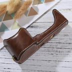 1/4 inch Thread PU Leather Camera Half Case Base for Sony ILCE-6000 / A6000, For Sony A6000