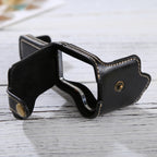 1/4 inch Thread PU Leather Camera Half Case Base for Canon EOS M3, For Canon M3