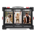 FEELWORLD PS101 Triple 10.1-inch Vertical Dispaly Carry-on Monitor High Brightness 1000nit Portable Protective Case