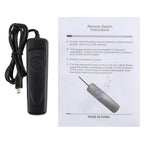 Cuely RM-VPR1 Remote Switch Shutter Release Cord for Sony A58 / NEX-3NL / A7 / A3000 / A6000 / HX300 / RX10011, RM-VPR1