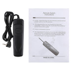 Cuely RS-60E3 Remote Switch Shutter Release Cord for Canon EOS 70D / 60D / 550D / 700D, RS-60E3