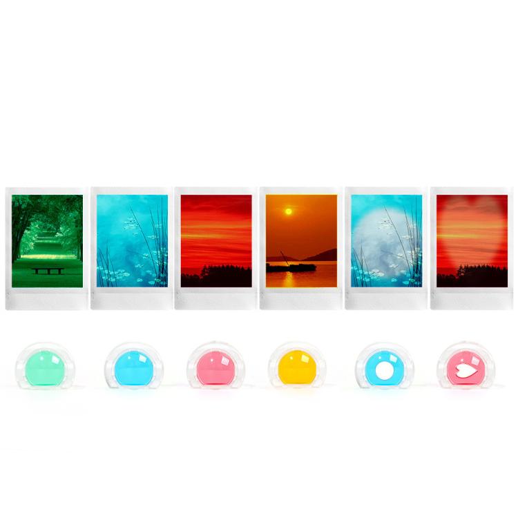 For FUJIFILM instax mini 13 Jelly 6 in 1 Six Colors Camera Close-up Lens Filter Set, 6-in-1 For FUJIFILM instax mini 13