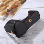 1/4 inch Thread PU Leather Camera Half Case Base for Sony A7S2 / A7R2 / A7K2 / A7 II