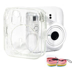 For FUJIFILM instax mini 13 Protective Crystal Shell Case with Shoulder Strap, For FUJIFILM instax mini 13