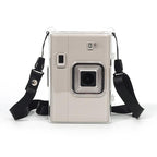 For FUJIFILM instax mini Liplay+ Protective Crystal Shell Case with Shoulder Strap, For FUJIFILM instax mini Liplay+