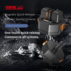 STARTRC VCR Snap-Mag Magnetic Quick Release Base Mount For GoPro, Snap-Mag Magnetic Base