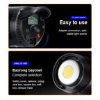TRIOPO EX-200W Studio Flash Built-in Dissipate Heat System with EX-200III LED Single Light, EX-200W
