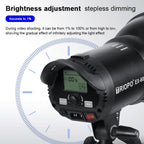 TRIOPO EX-60W Studio Flash Built-in Dissipate Heat System with EX-60III LED Single Light, EX-60W