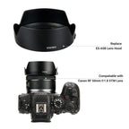 ES-65BII Lens Hood Shade for Canon RF 50mm F1.8 STM Lens, ES-65BII