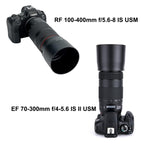 ES-65BII Lens Hood Shade for Canon EF 70-300mm F4-5.6 IS II USM Lens, ET-74B