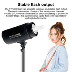 TRIOPO Oubao TTR300W Studio Flash with E27 150W Light Bulb, TTR300W
